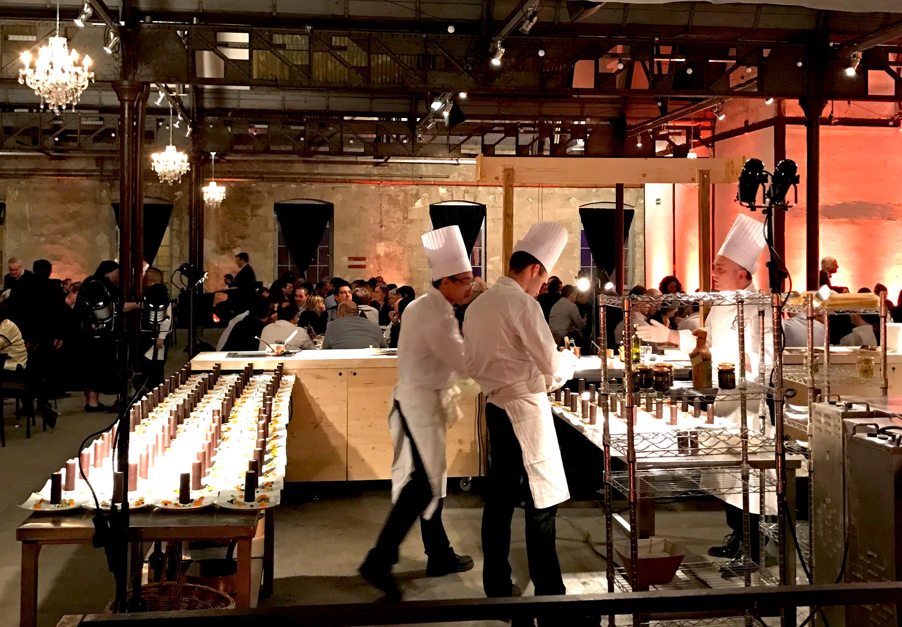 Live cooking — cuisiniers en salle