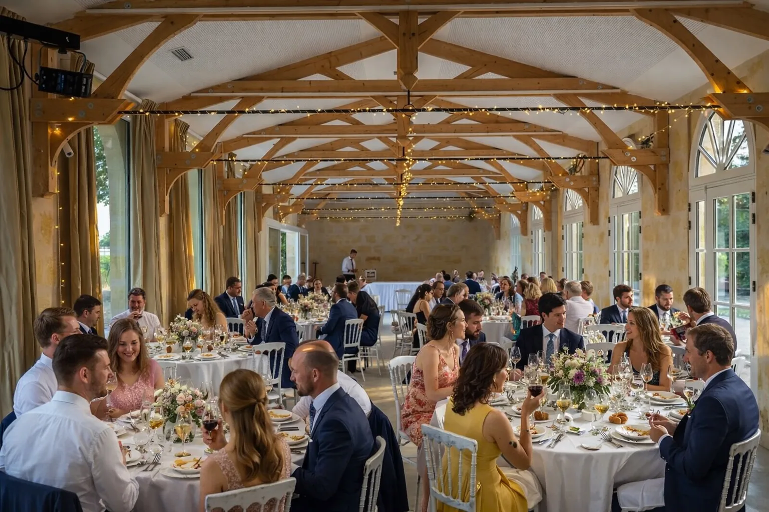 L'Orangerie en configuration banquet